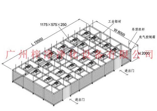 潔凈棚設(shè)計(jì)方案圖